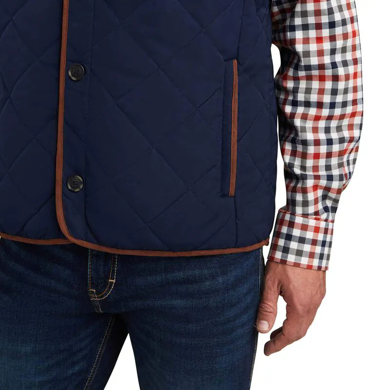 Ariat Mens Woodside Vest Navy-4
